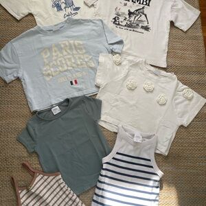 Zara shirts bundle size 6-7